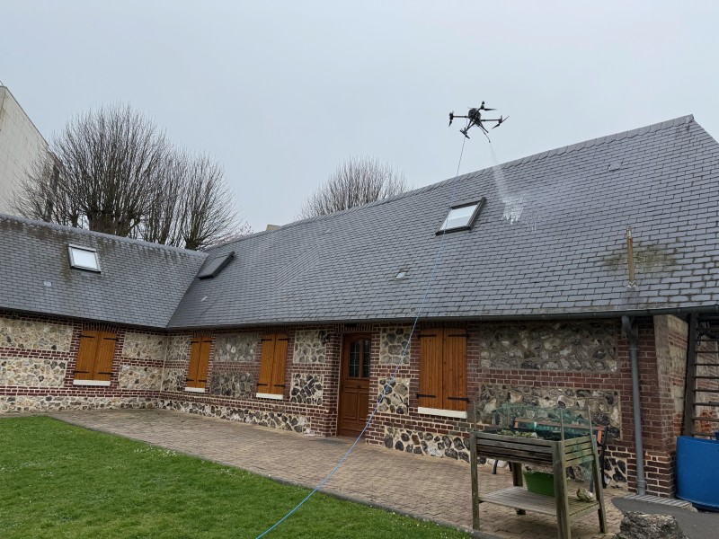 Entretien toiture ardoise longère Notre Dame de Gravenchon