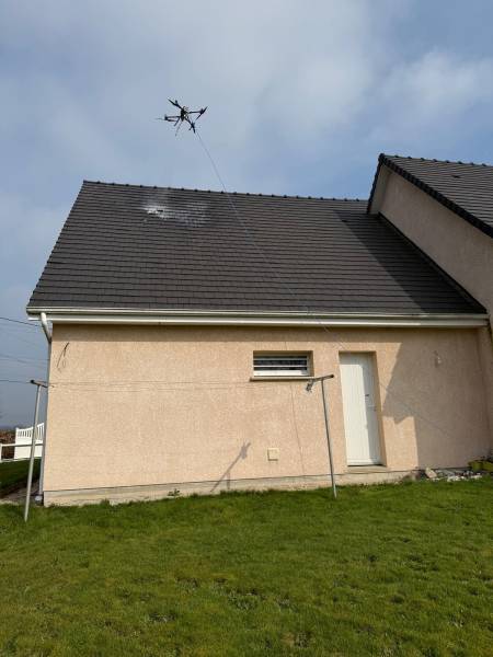 Nettoyage toiture toiture tuile Grand Camp proche Notre Dame De Gravenchon